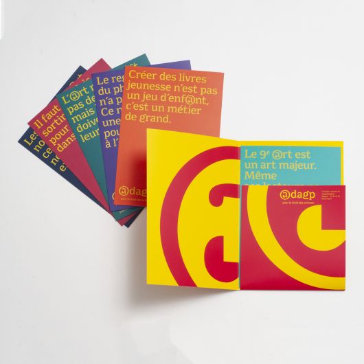 Les objets ont la parole - série de cartes de correspondance dans sa pochette - made in france © polygonia