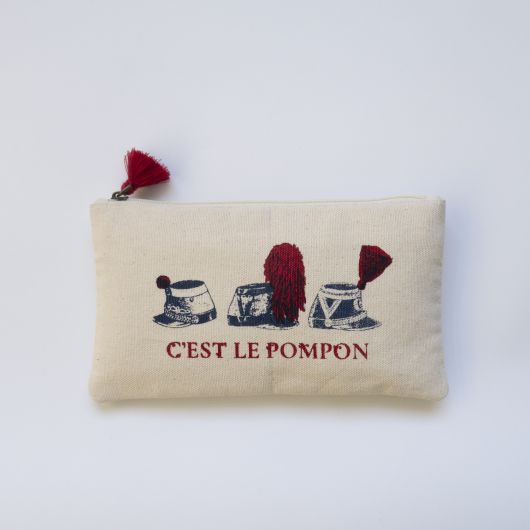 Musée de l'Armée - pochette coton à pompon © polygonia