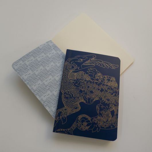 Chambord 500 ans-cahier A5 piqué impression or pelliculage mat-motif intérieur-papier velouté 90g made in france © polygonia