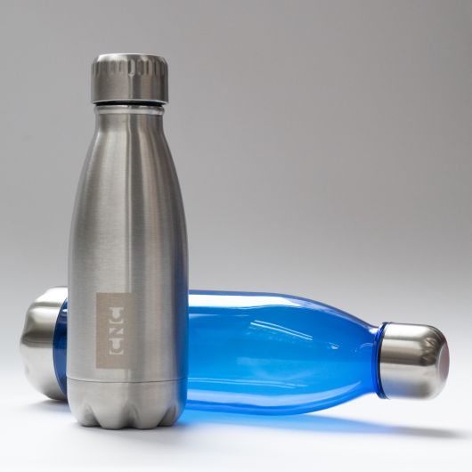 CNC - mini bouteille isotherme en acier inoxydable 260ml © polygonia