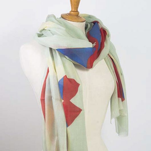 Mathaf - foulard laine et soie © polygonia