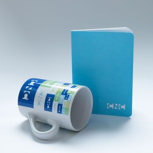 CNC - carnet et mug © polygonia