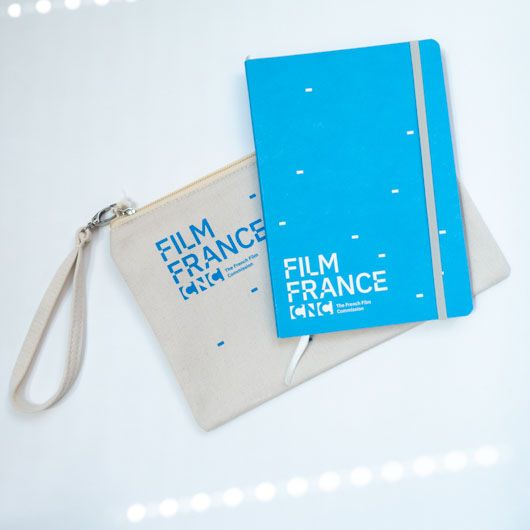 Festival de Cannes – ensemble pochette coton et carnet recyclé © polygonia